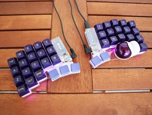 Crin 面白 Keyboard 自作キーボード